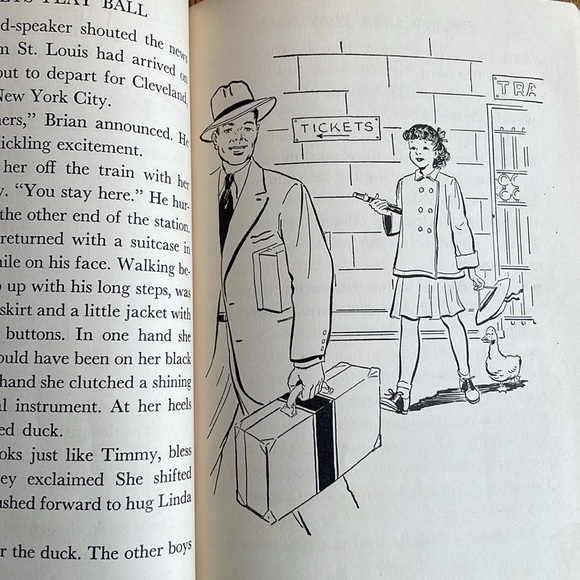 The Dooleys Play Ball by Marion Renick; Illustrated by Dwight Logan 1950 - Picture 8 of 13